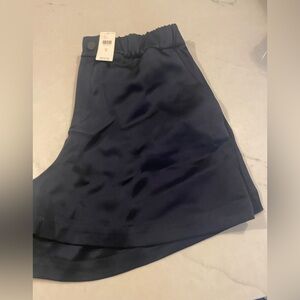 Nwt Varley Navy Blue satin dress short Medium